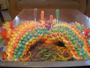 Rainbow Cake (Double Rainbow)